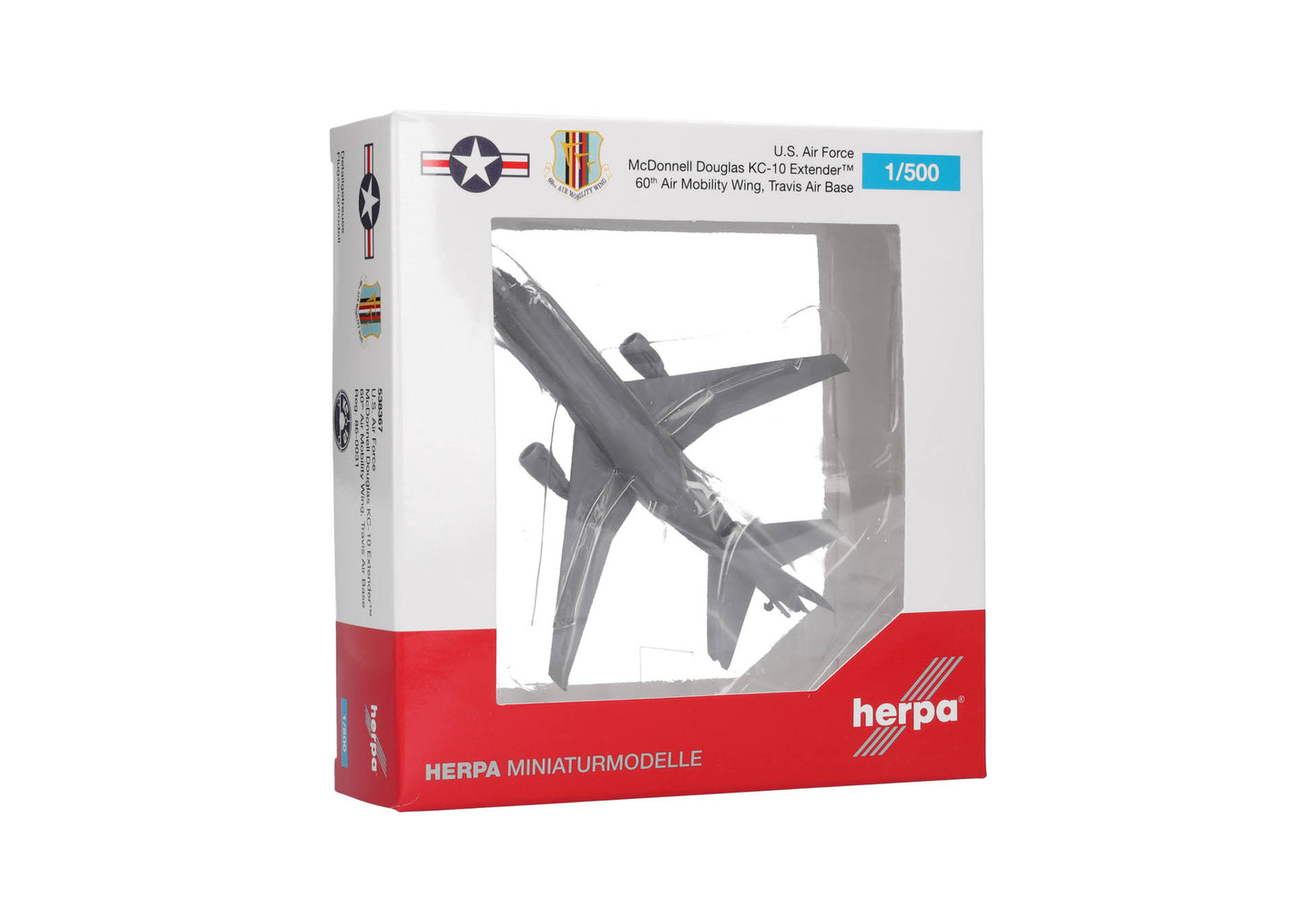1/500 U.S. Air Force McDonnell Douglas KC-10 Extender 60th Air Mobility Wing Travis Air Base (Farewell Edition) 86-0031