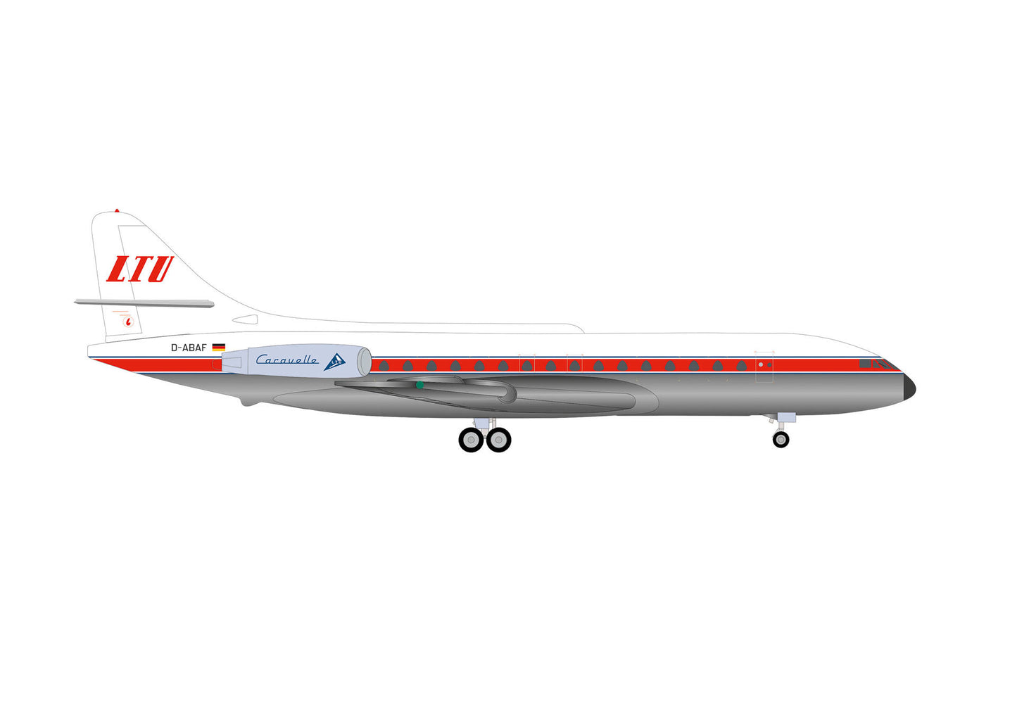 1/500 LTU Sud Aviation Caravelle D-ABAF "Northrine-Westphalia"