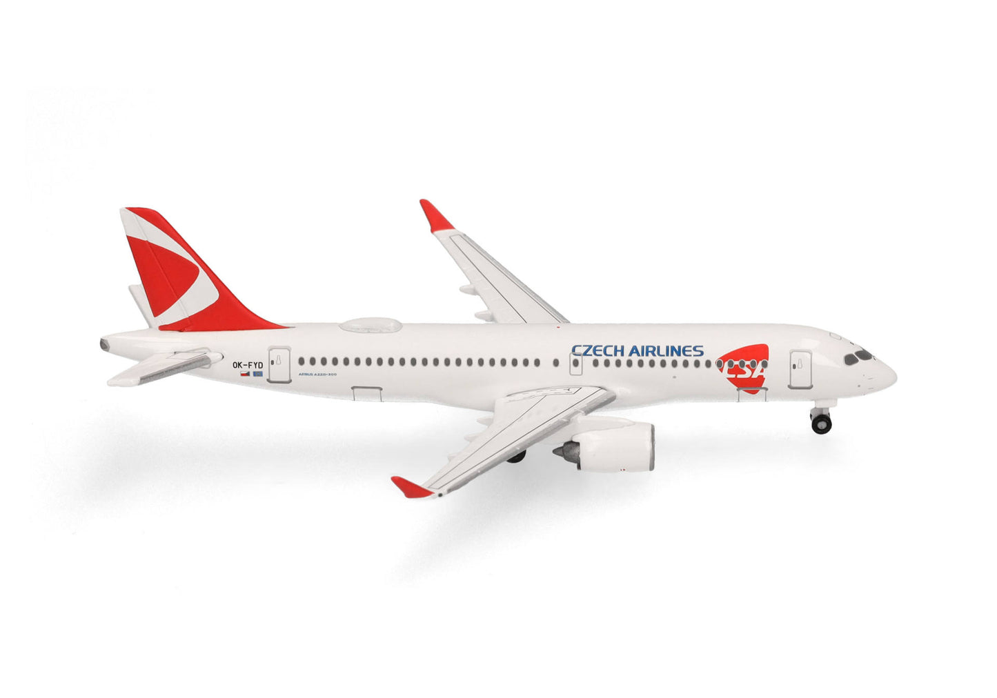 1/500 CSA Czech Airlines Airbus A220-300 OK-FYD