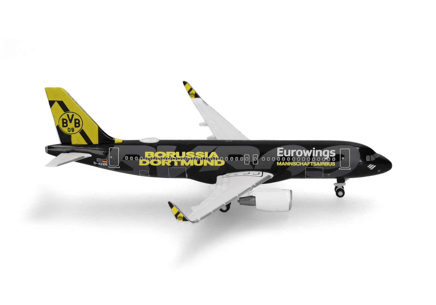 1/500 Eurowings Airbus A320 "BVB Mannschaftsairbus" D-AEWM