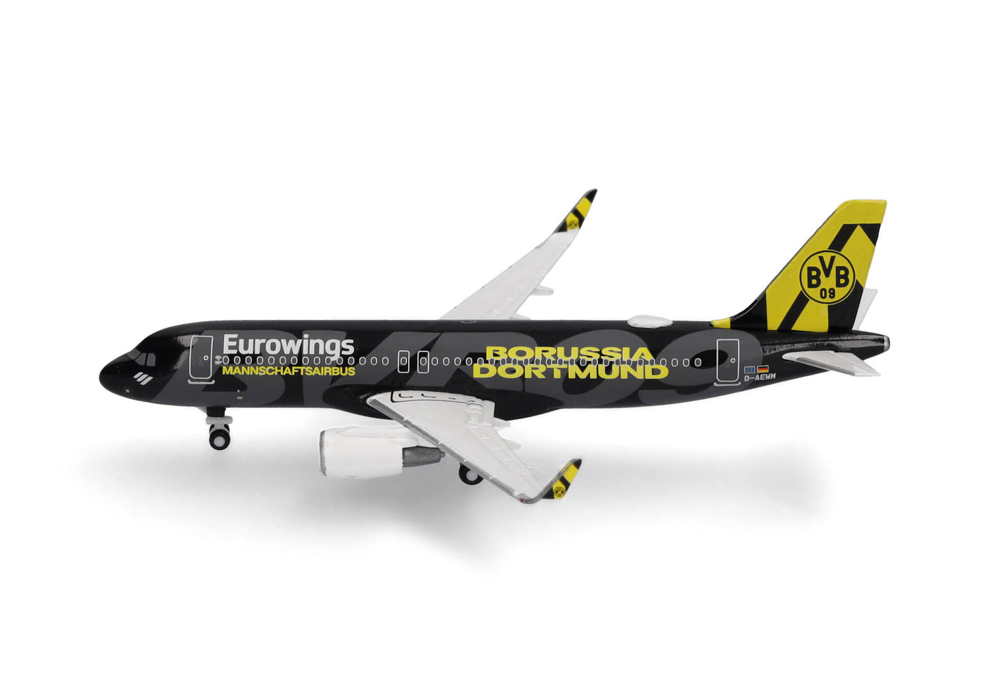 1/500 Eurowings Airbus A320 "BVB Mannschaftsairbus" D-AEWM