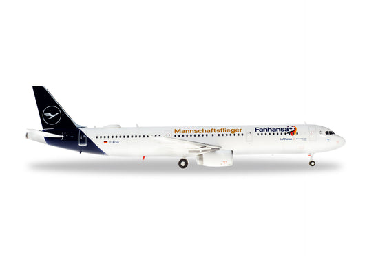 1/200 Lufthansa Airbus A321 "Fanhansa Team Plane" D-AISQ Lindau