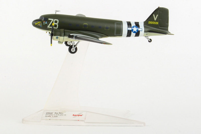 1/200 U.S. Army Air Forces C-47A 84th Troop Carrier Sqn Operation Neptune 75th Anniversary 42-2100591 "Tico Belle"