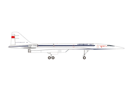 1/500 Tupolev Design Bureau Tupolev TU-144S CCCP-77101