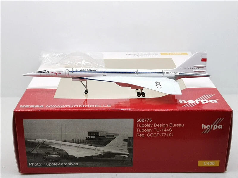 1/500 Tupolev Design Bureau Tupolev TU-144S CCCP-77101