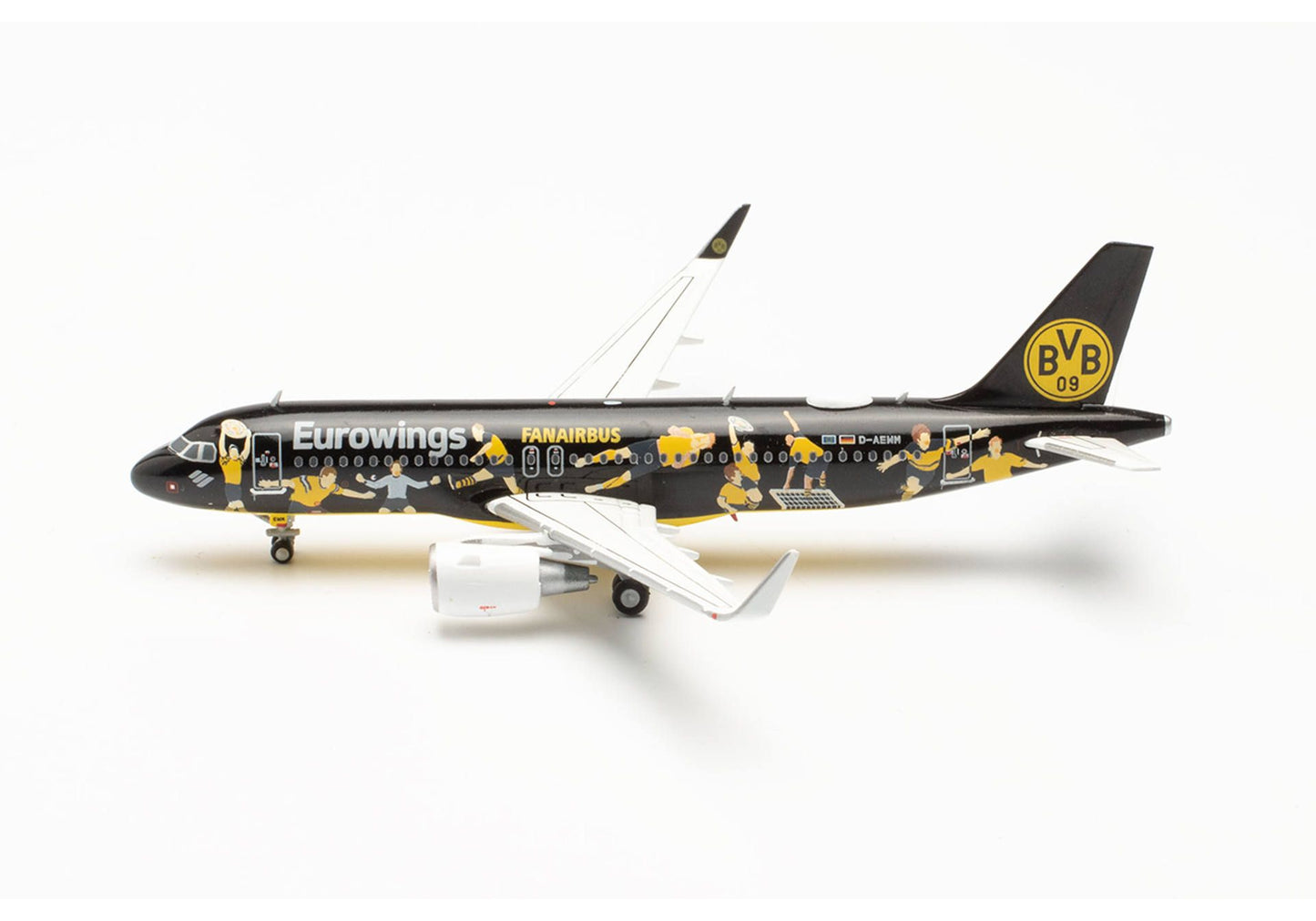1/400 Eurowings Airbus A320 "BVB Fanairbus" D-AEWM