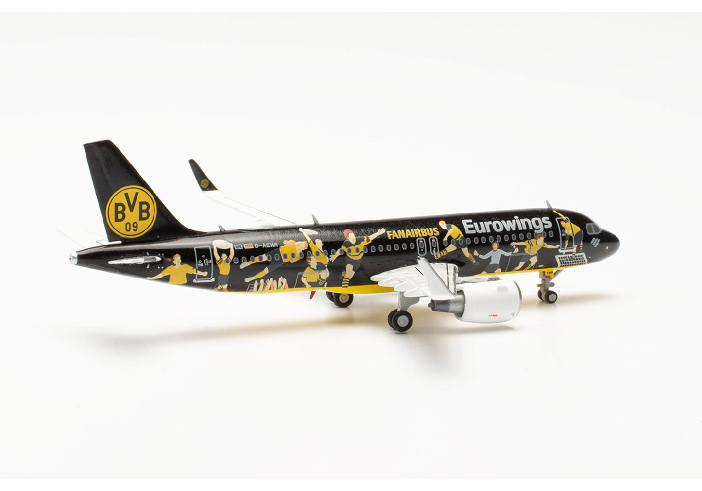 1/400 Eurowings Airbus A320 "BVB Fanairbus" D-AEWM