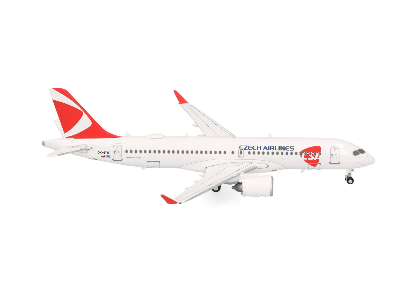 1/400 CSA Czech Airlines Airbus A220-300 OK-FYD