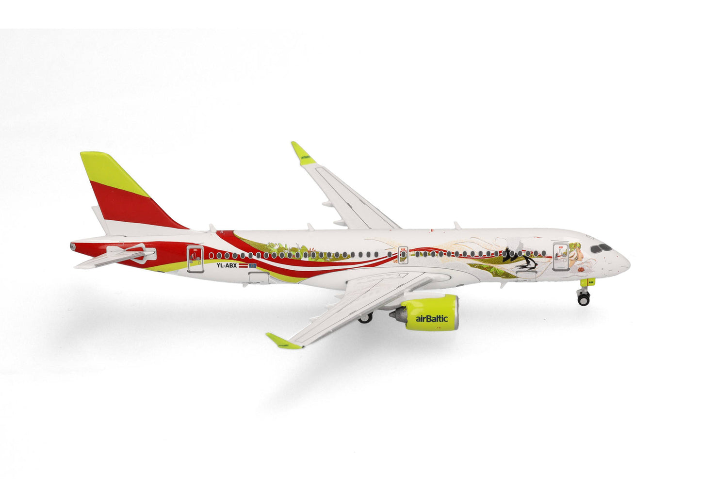 1/400 AirBaltic Airbus A220-300 "50th A220" YL-ABX