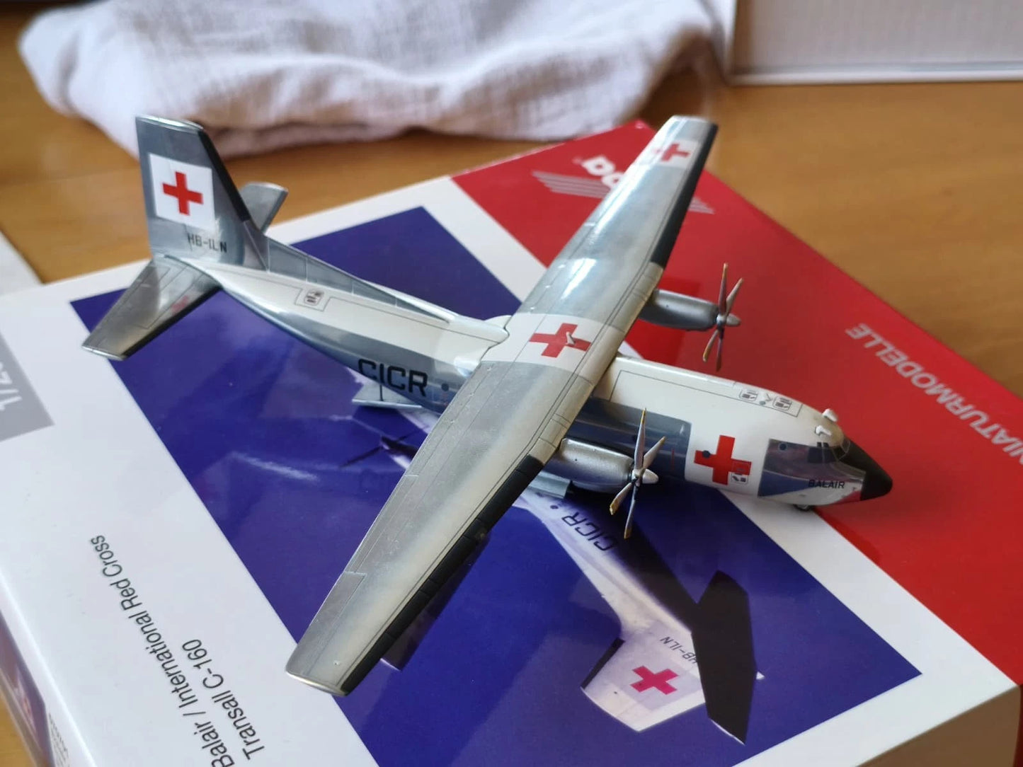 1/200 Balair / International Red Cross Transall C-160 HB-ILN
