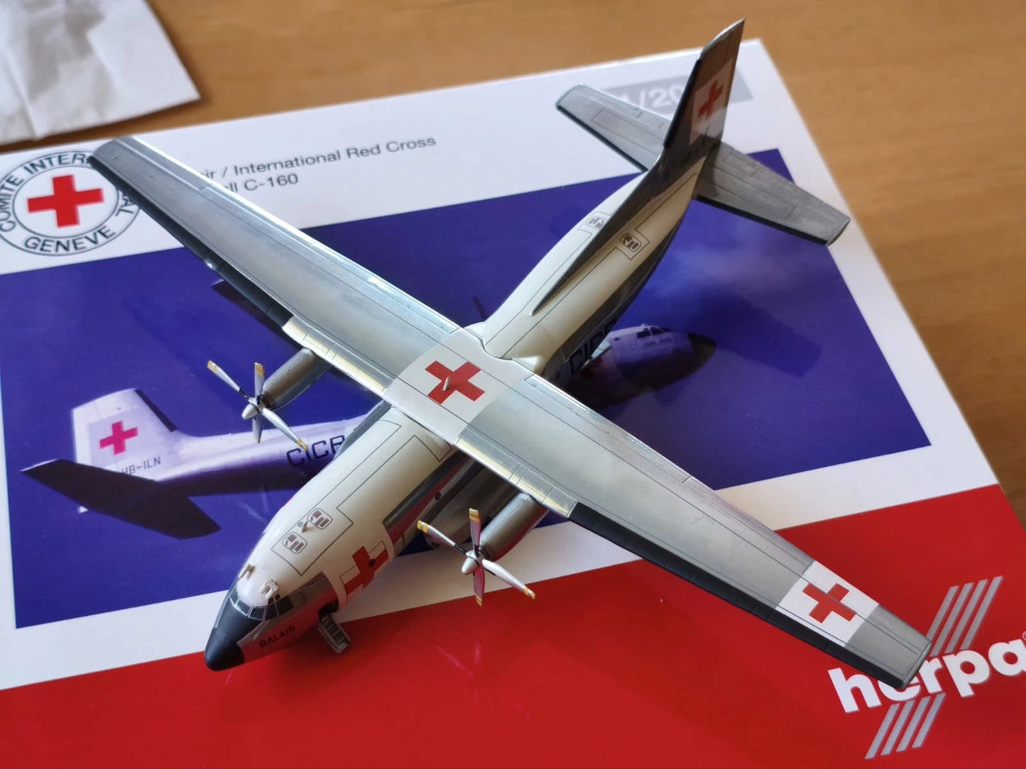 1/200 Balair / International Red Cross Transall C-160 HB-ILN