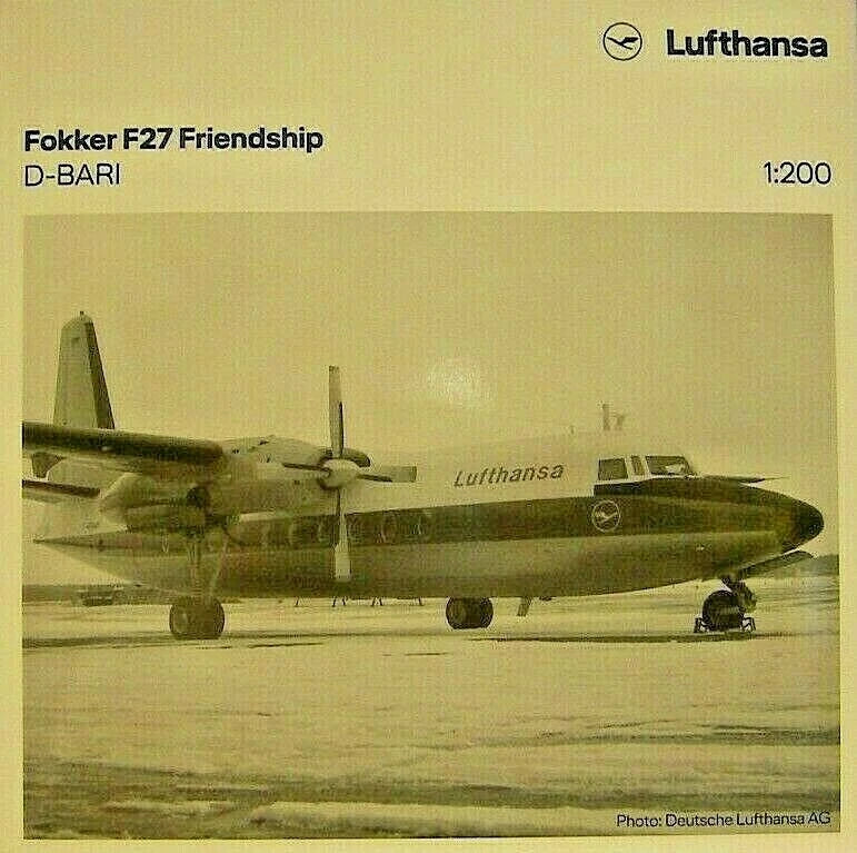 1/200 Lufthansa Fokker F27 Friendship D-BARI