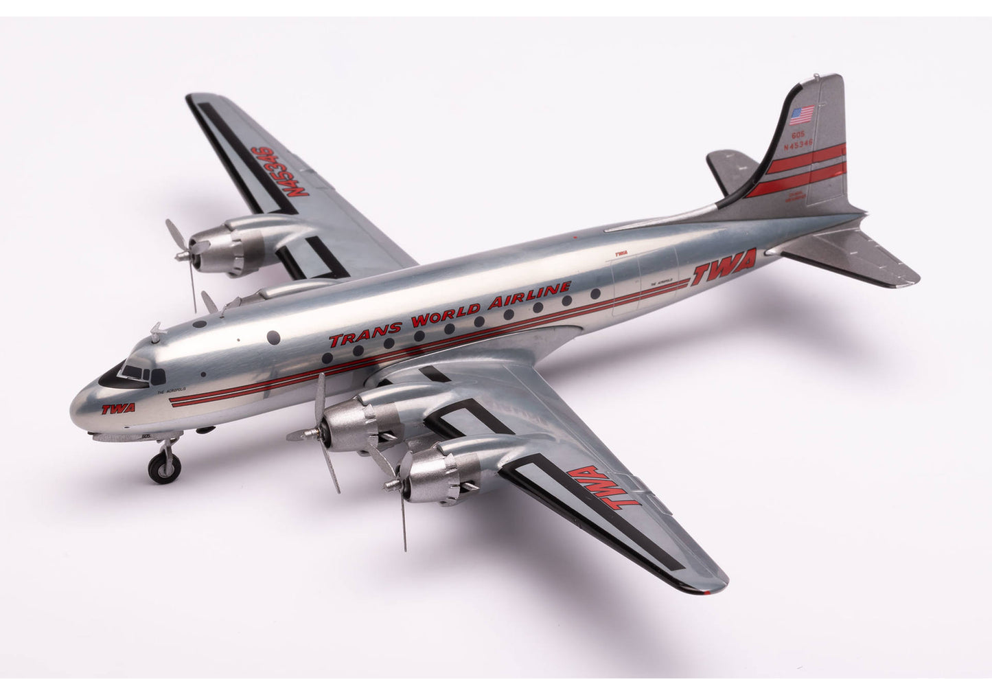 1/200 TWA Trans World Airline Douglas DC-4 N45346 "The Acropolis"