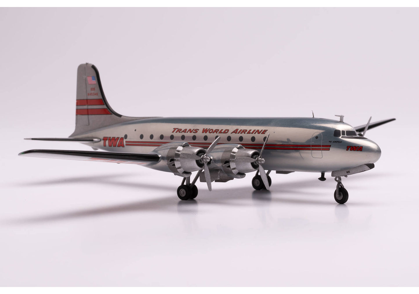 1/200 TWA Trans World Airline Douglas DC-4 N45346 "The Acropolis"