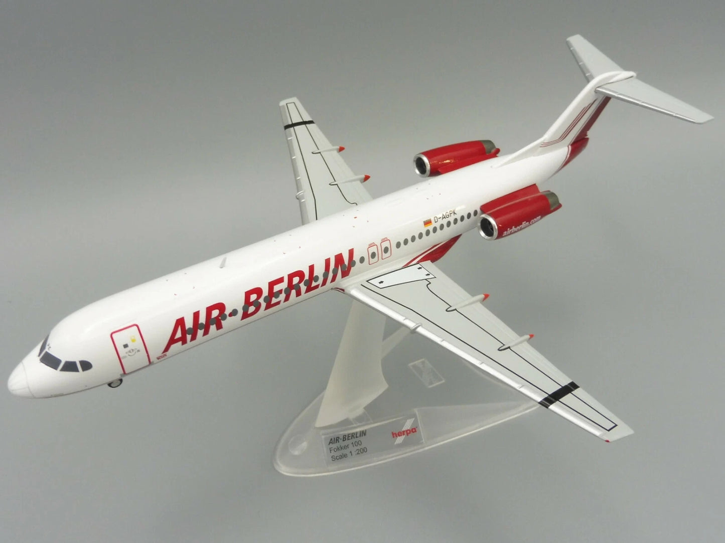 1/200 Air Berlin Fokker 100 D-AGPK