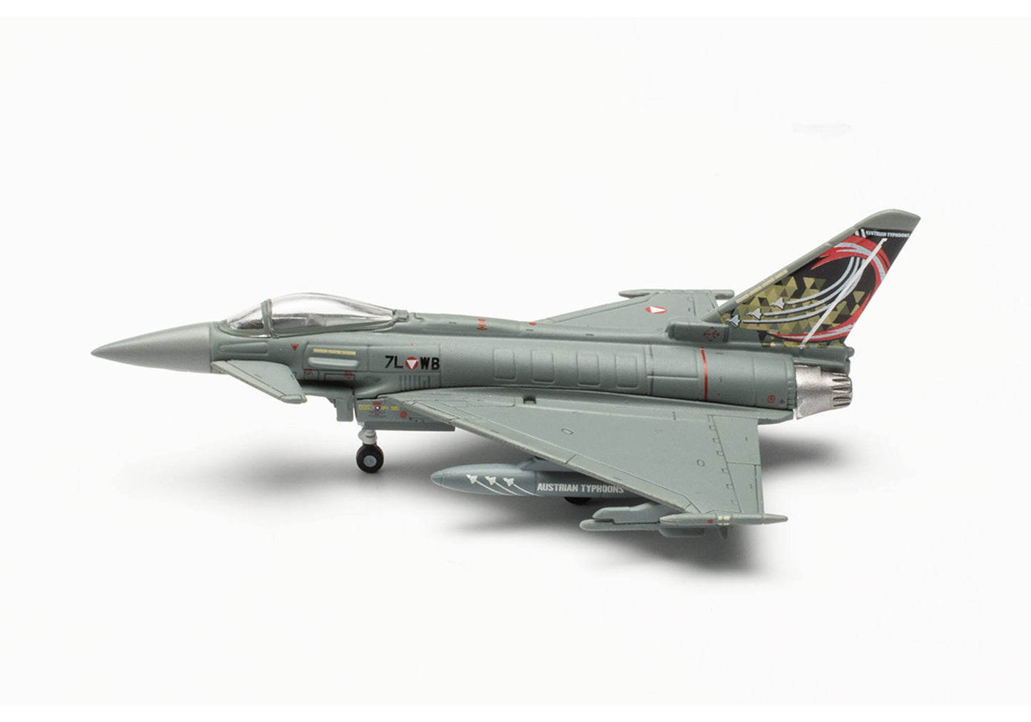 1/200 Austrian Air Force Eurofighter Typhoon Überwachungsgeschwader Zeltweg Air Base "Austrian Typhoons" 7L-WB