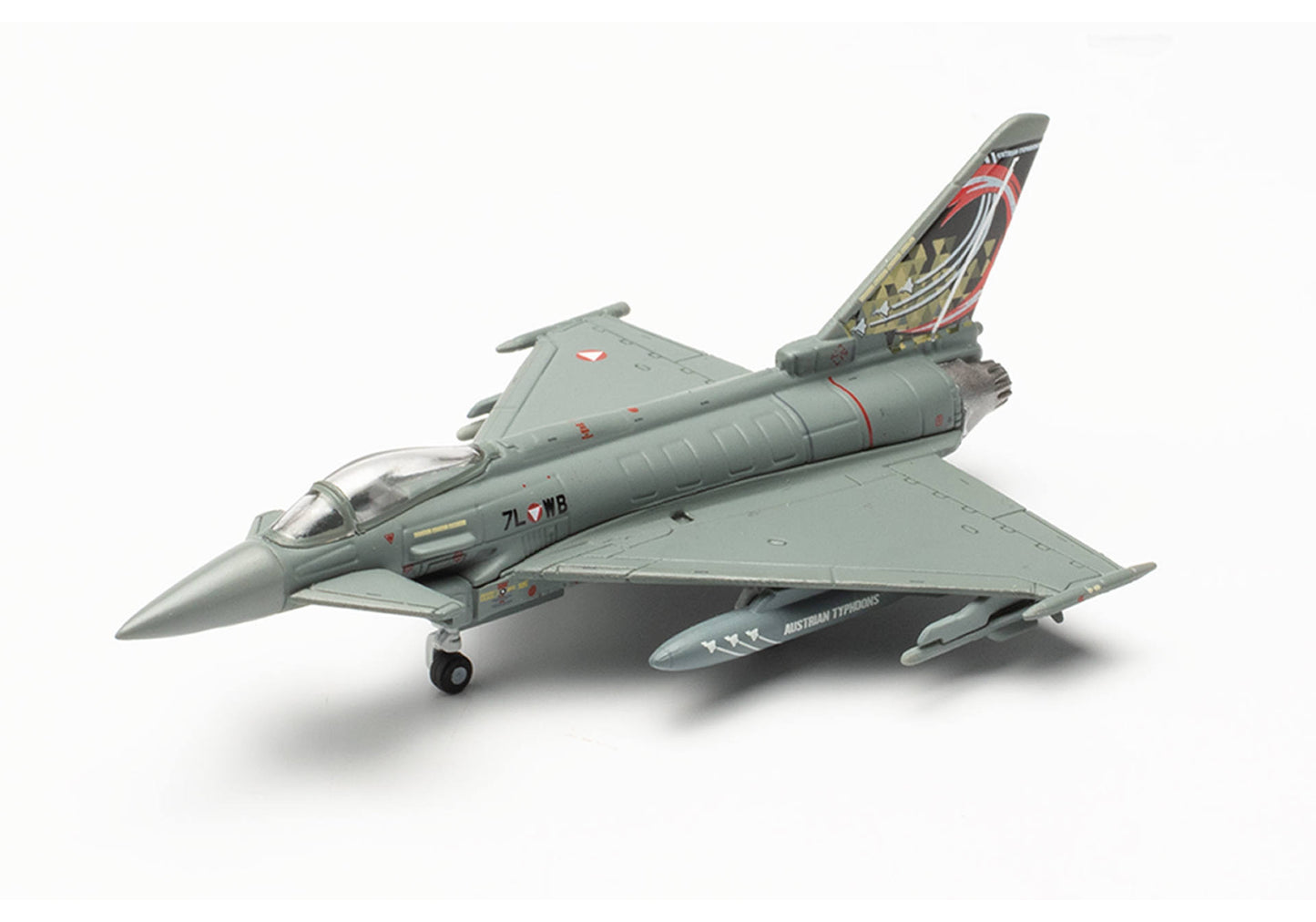 1/200 Austrian Air Force Eurofighter Typhoon Überwachungsgeschwader Zeltweg Air Base "Austrian Typhoons" 7L-WB