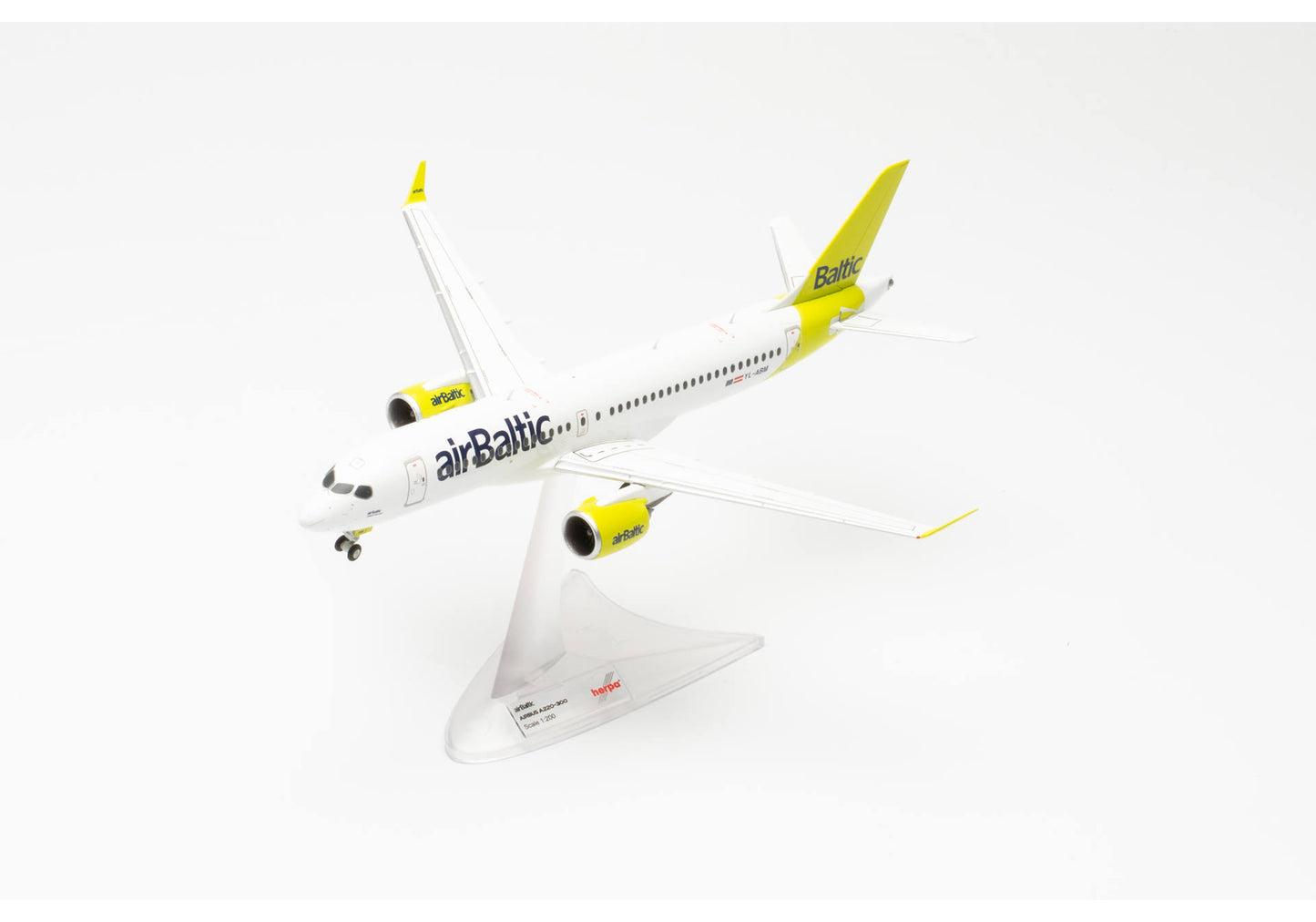 1/200 AirBaltic Airbus A220-300 YL-ABM