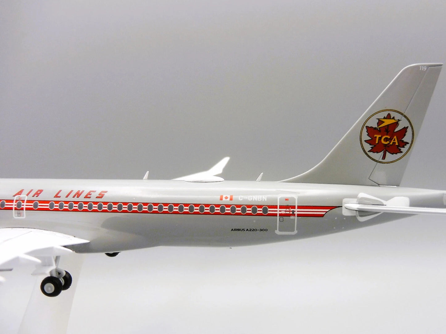 1/200 Air Canada Airbus A220-300 Trans-Canada Air Lines Retro Livery C-GNBN