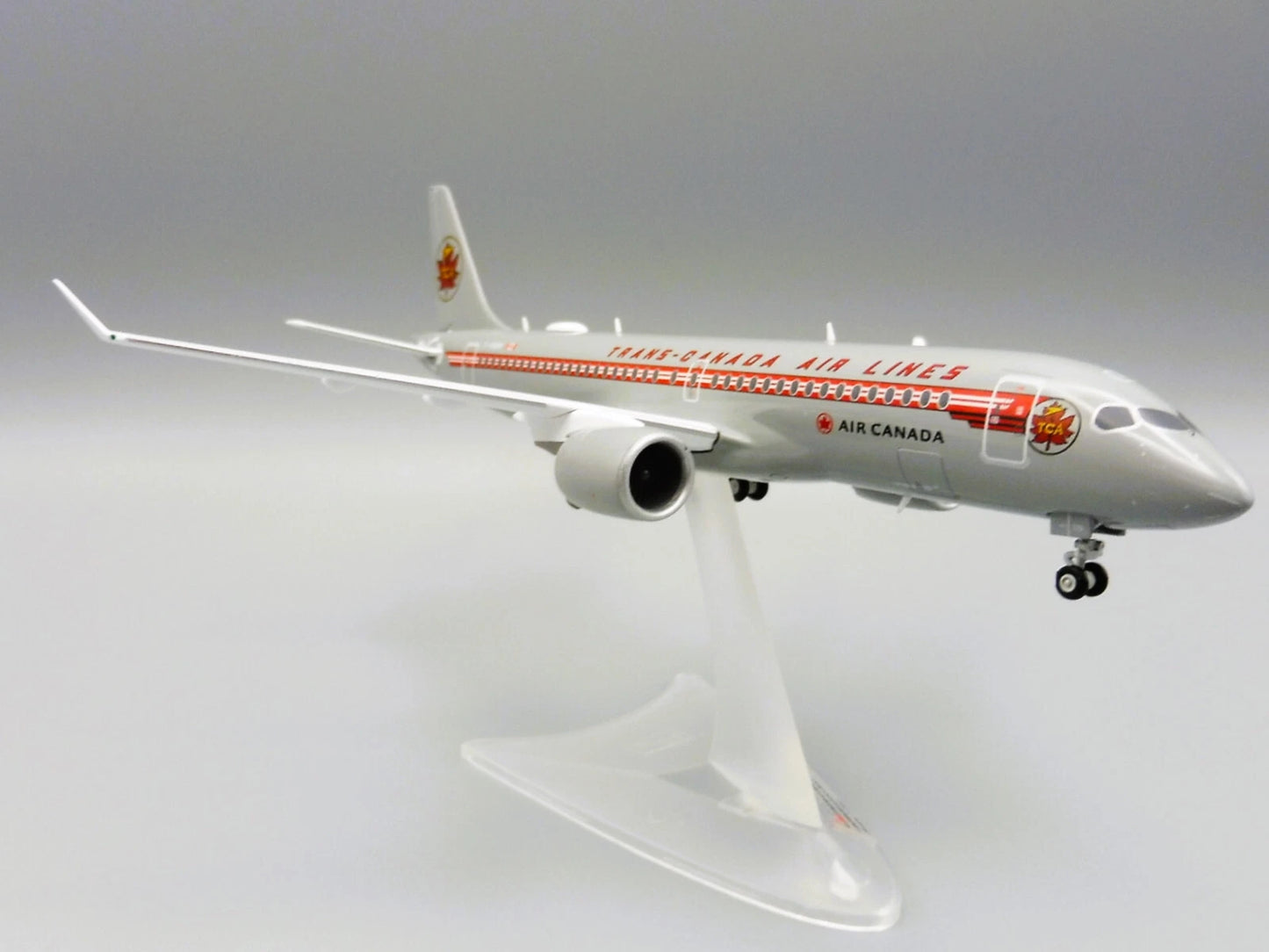 1/200 Air Canada Airbus A220-300 Trans-Canada Air Lines Retro Livery C-GNBN