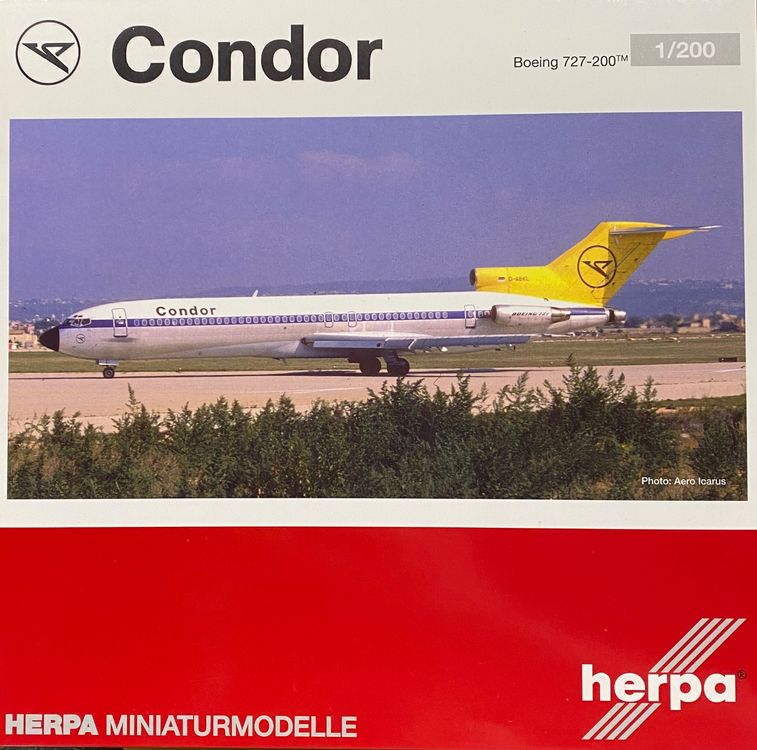 1/200 Condor Boeing 727-200 D-ABKL