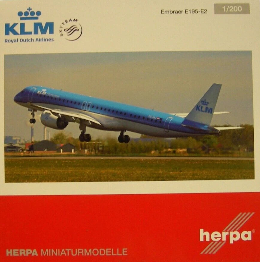 1/200 KLM Cityhopper Embraer E195-E2 PH-NXA
