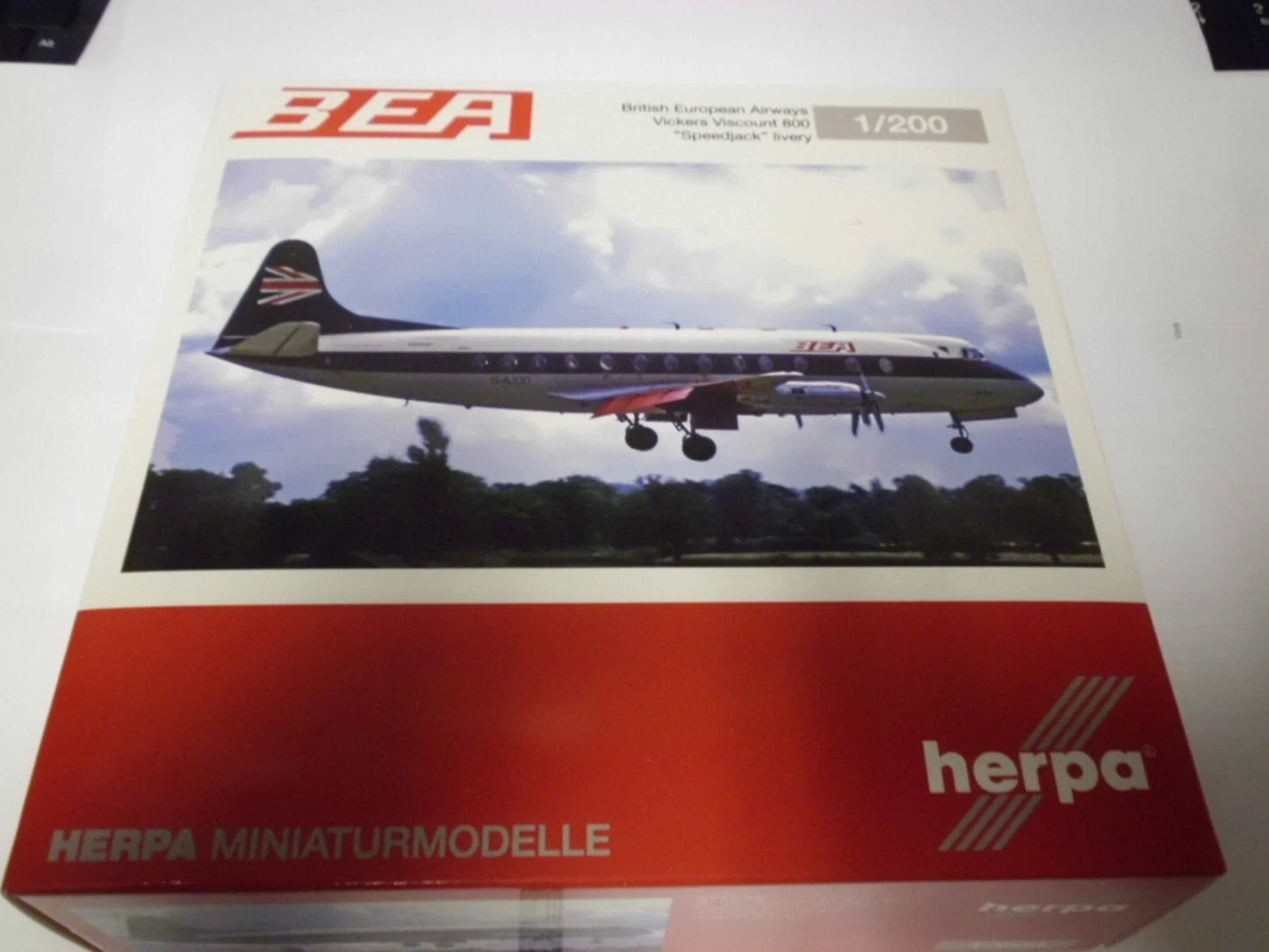 1/200 BEA Vickers Viscount 800 "Speedjack" Livery G-AOJD
