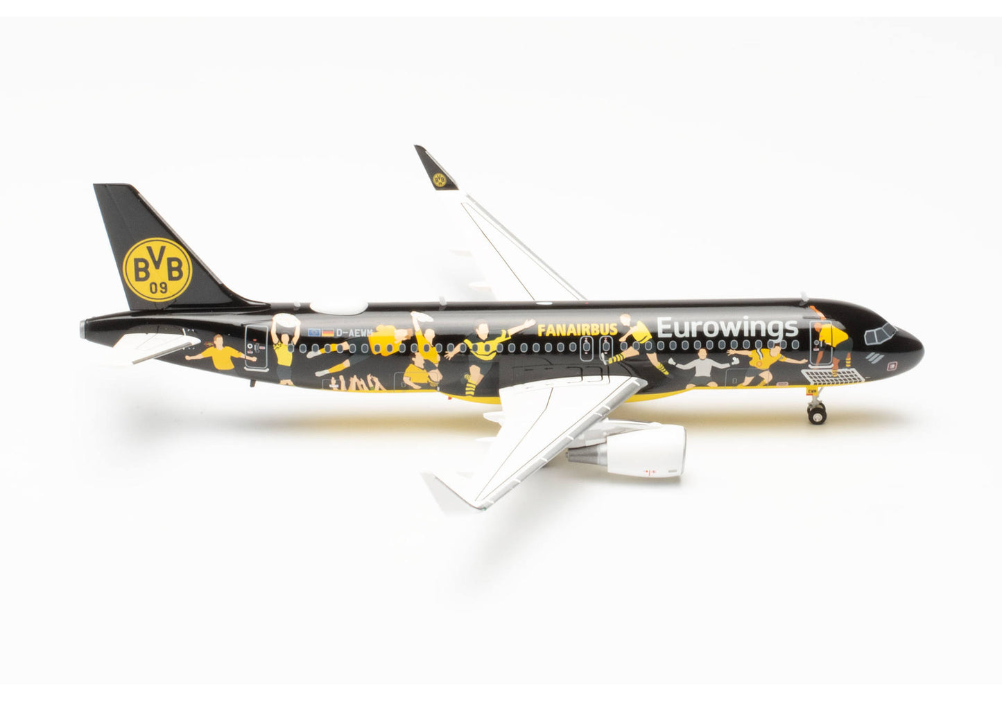 1/200 Eurowings Airbus A320 "BVB Fanairbus" D-AEWM