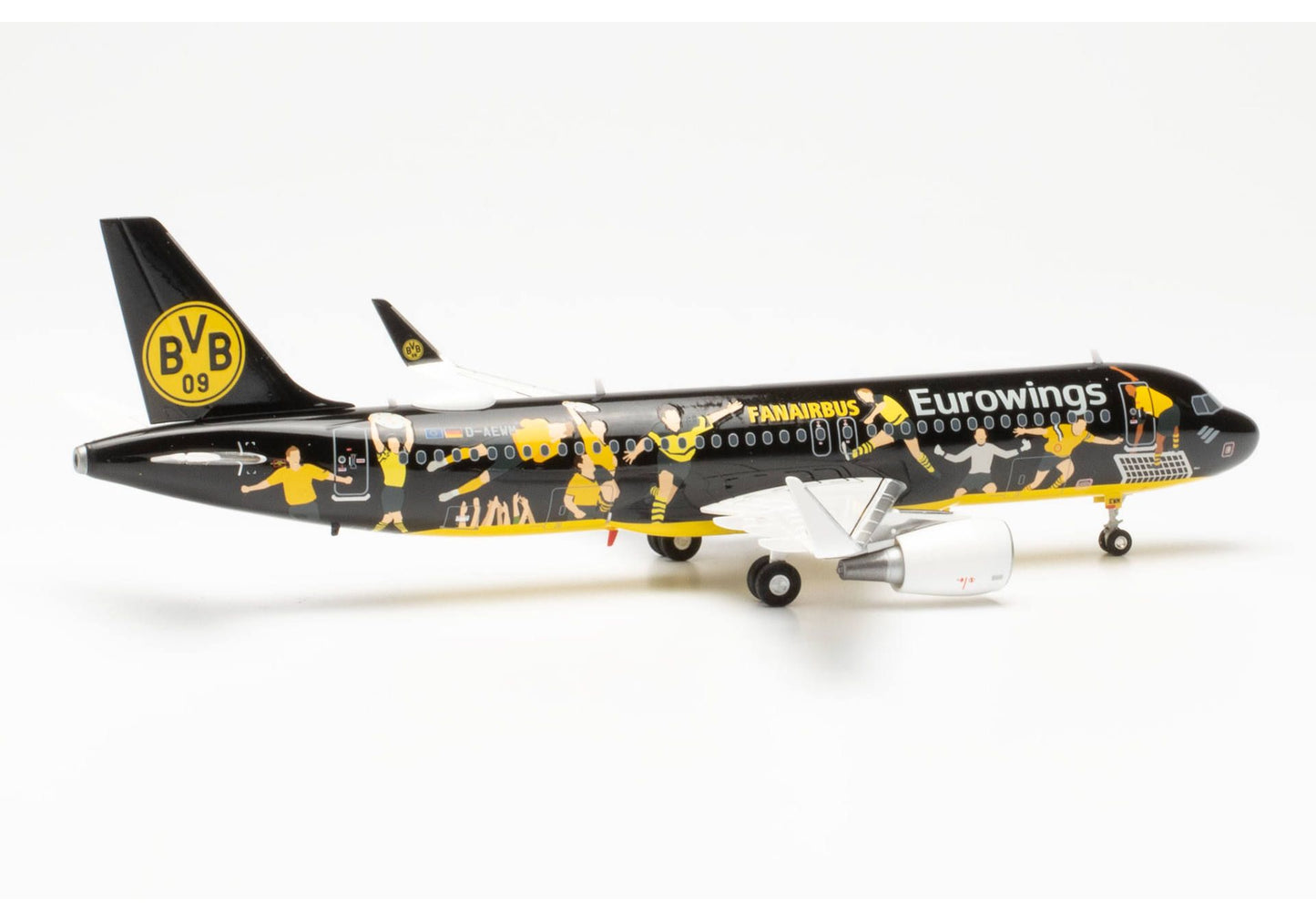 1/200 Eurowings Airbus A320 "BVB Fanairbus" D-AEWM