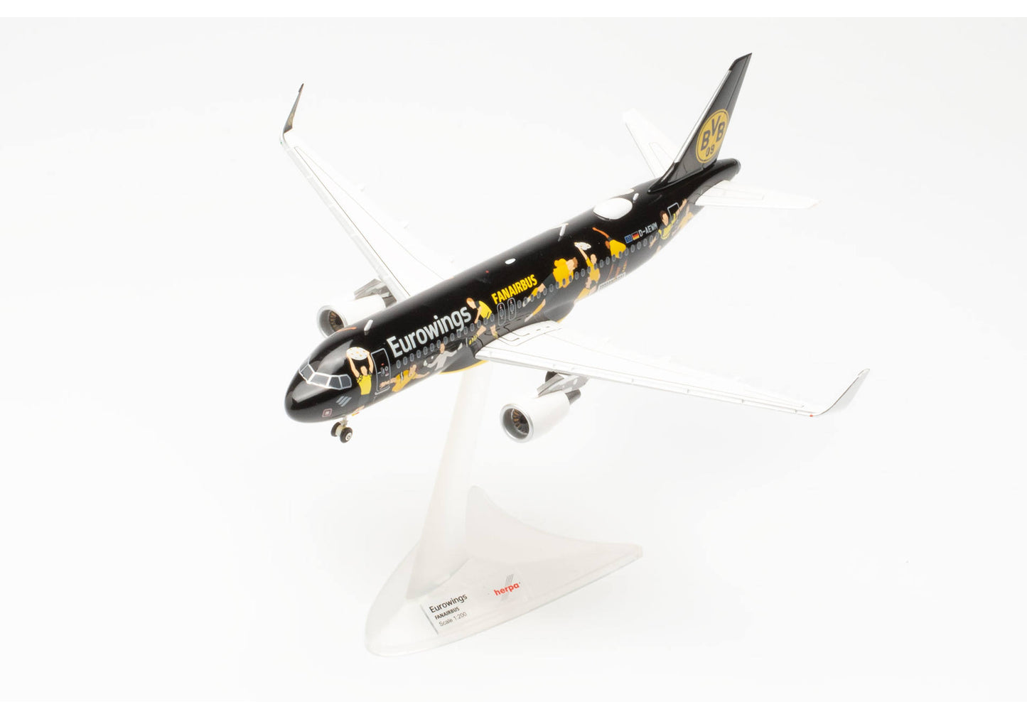 1/200 Eurowings Airbus A320 "BVB Fanairbus" D-AEWM