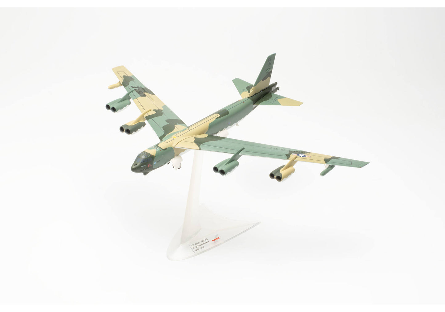 1/200 U.S. Air Force Boeing B-52G Stratofortress 596th Bomb Sqn Operation Secret Squirrel "El Lobo II" 58-0185