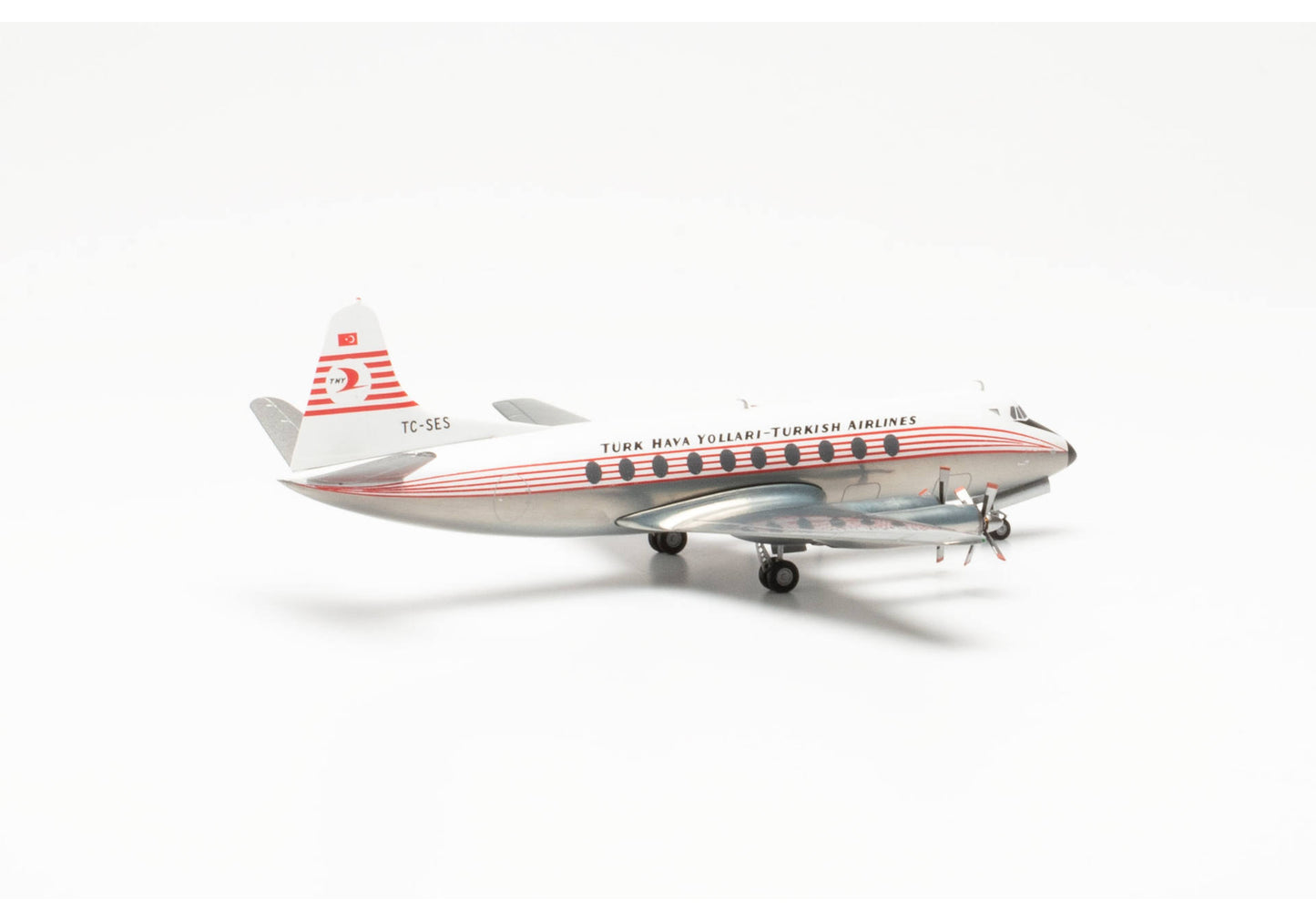 1/200 Turkish Airlines Vickers Viscount 700 TC-SES