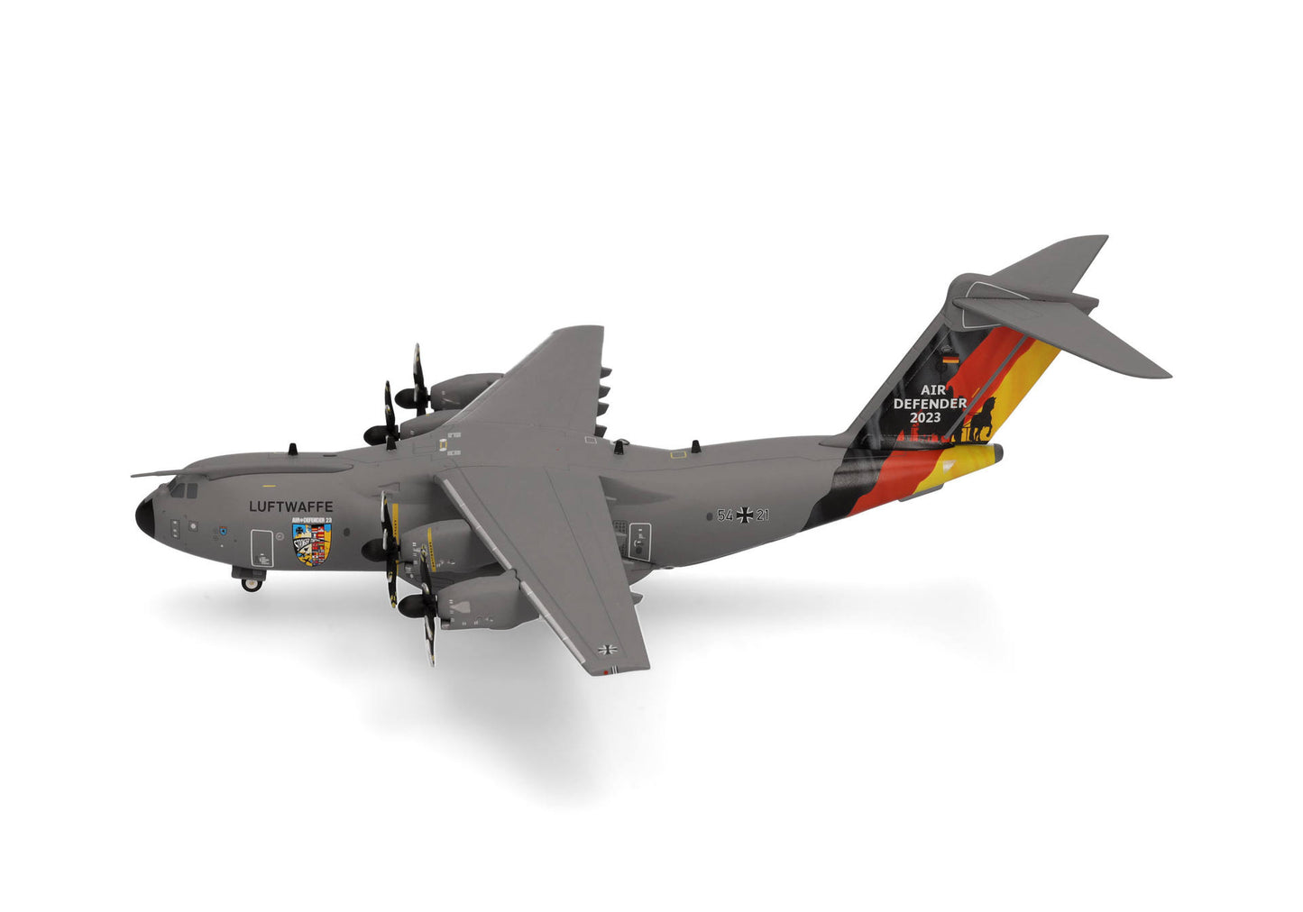 1/200 Luftwaffe Airbus A400M Atlas LTG 62 / Air Transport Wing 62 Wunstorf "Air Defender 2023" 54+21
