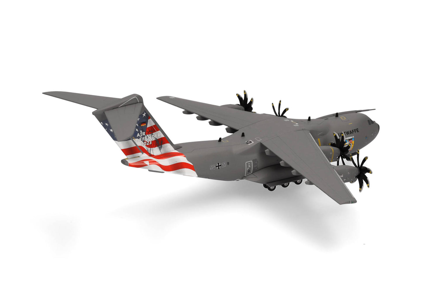 1/200 Luftwaffe Airbus A400M Atlas LTG 62 / Air Transport Wing 62 Wunstorf "Air Defender 2023" 54+21