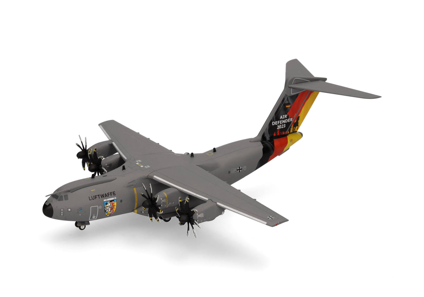 1/200 Luftwaffe Airbus A400M Atlas LTG 62 / Air Transport Wing 62 Wunstorf "Air Defender 2023" 54+21
