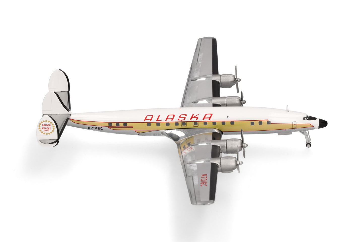 1/200 Alaska Airlines Lockheed L-1649A Starliner N7316C