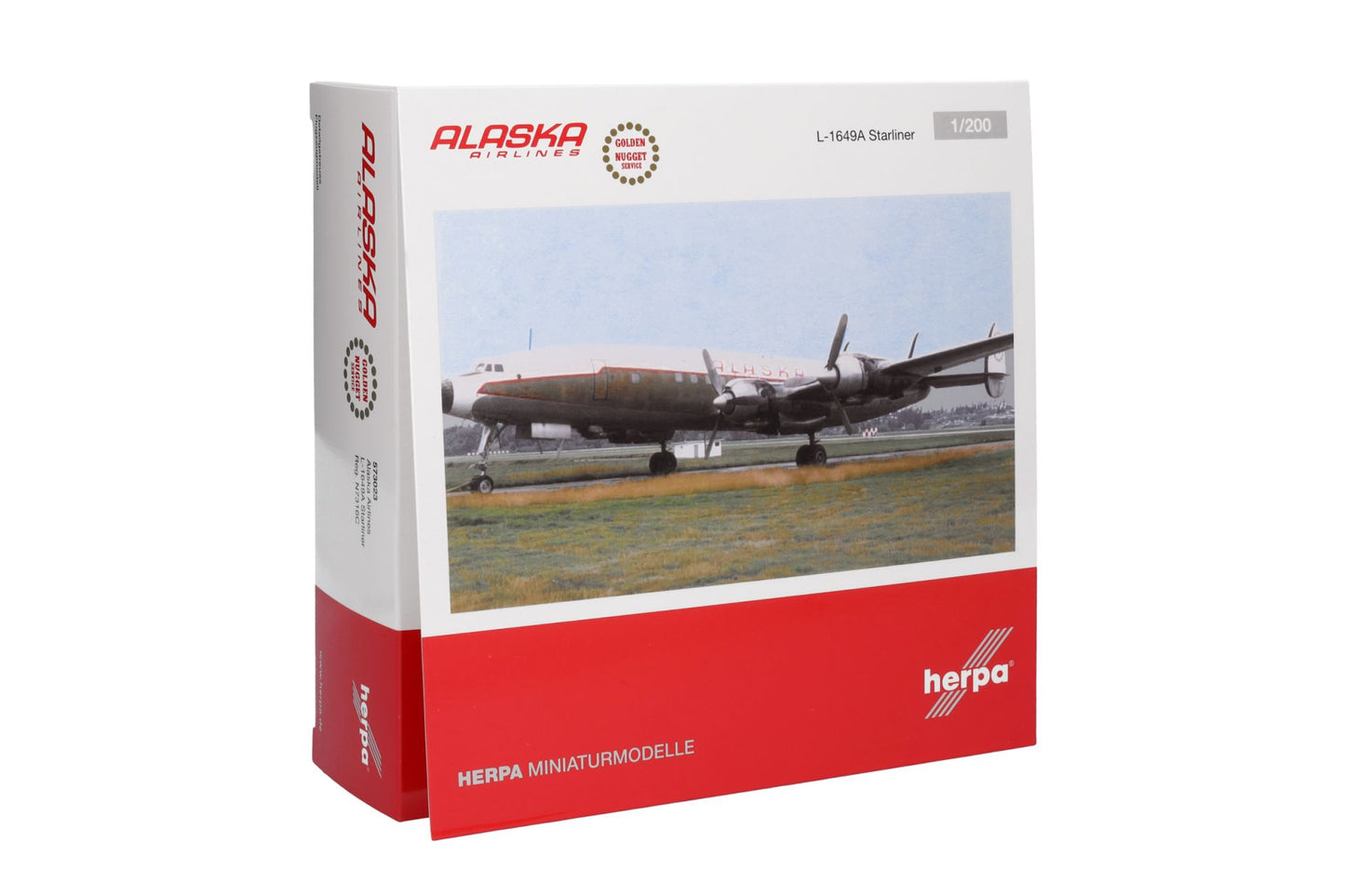 1/200 Alaska Airlines Lockheed L-1649A Starliner N7316C