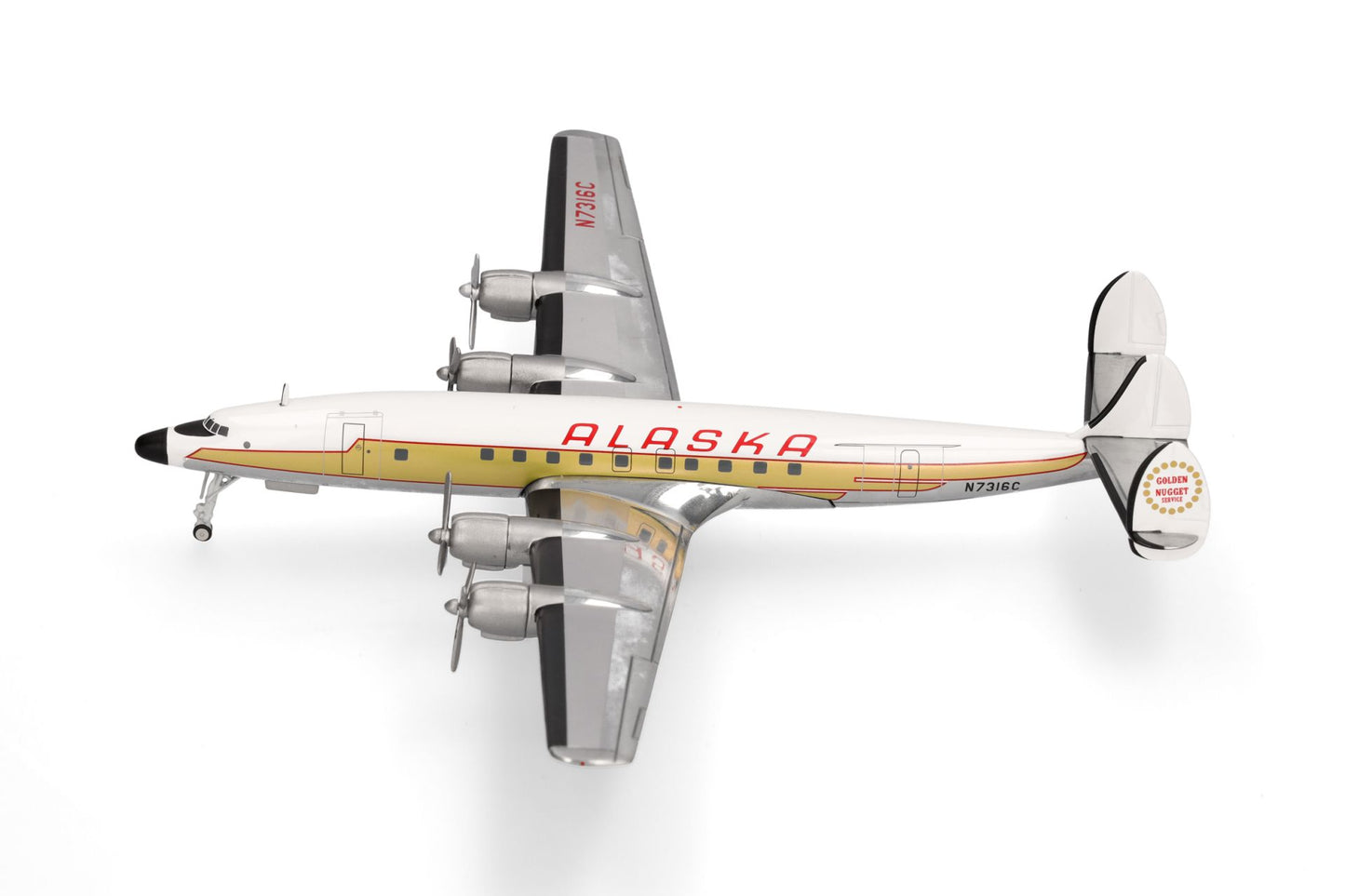 1/200 Alaska Airlines Lockheed L-1649A Starliner N7316C