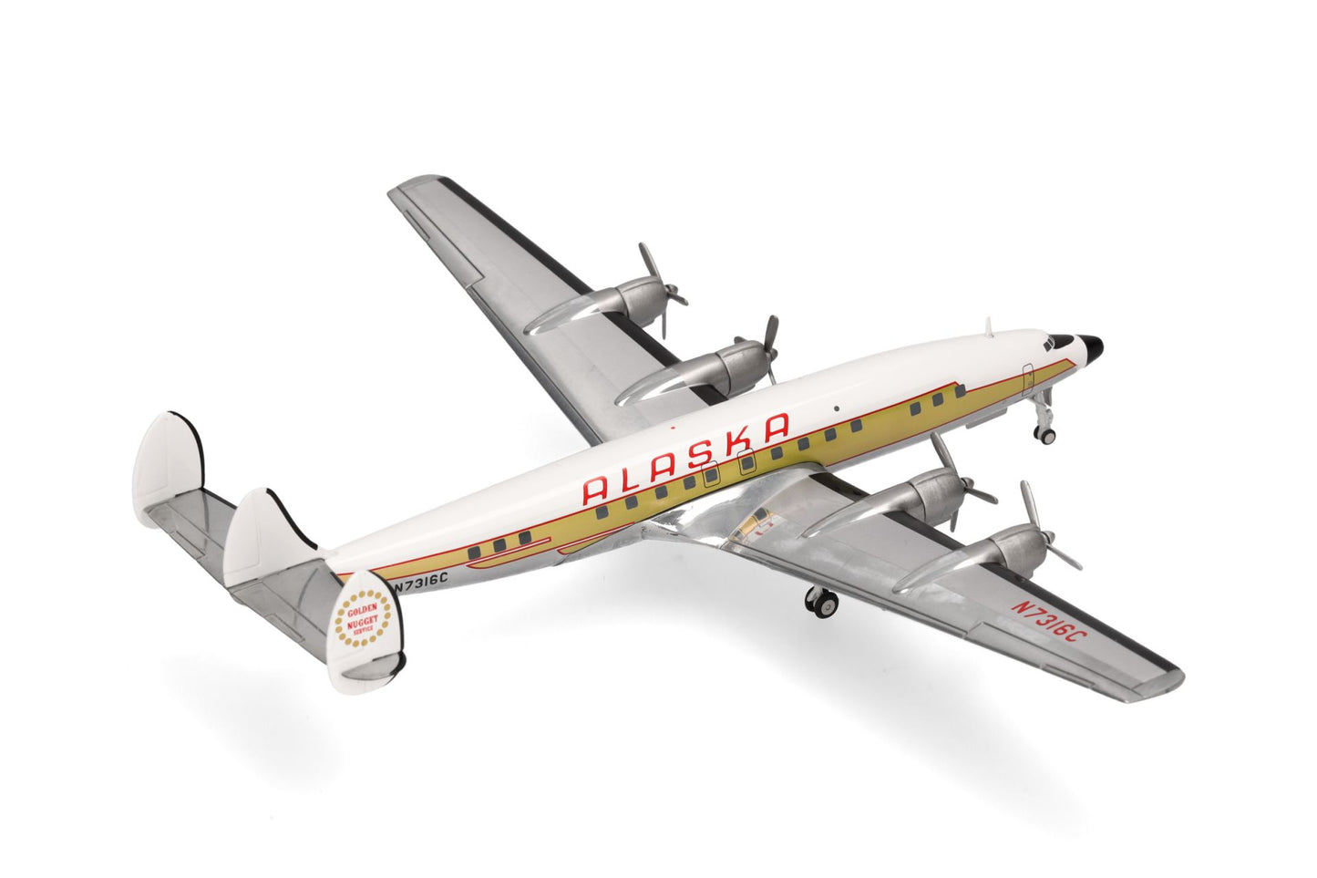 1/200 Alaska Airlines Lockheed L-1649A Starliner N7316C