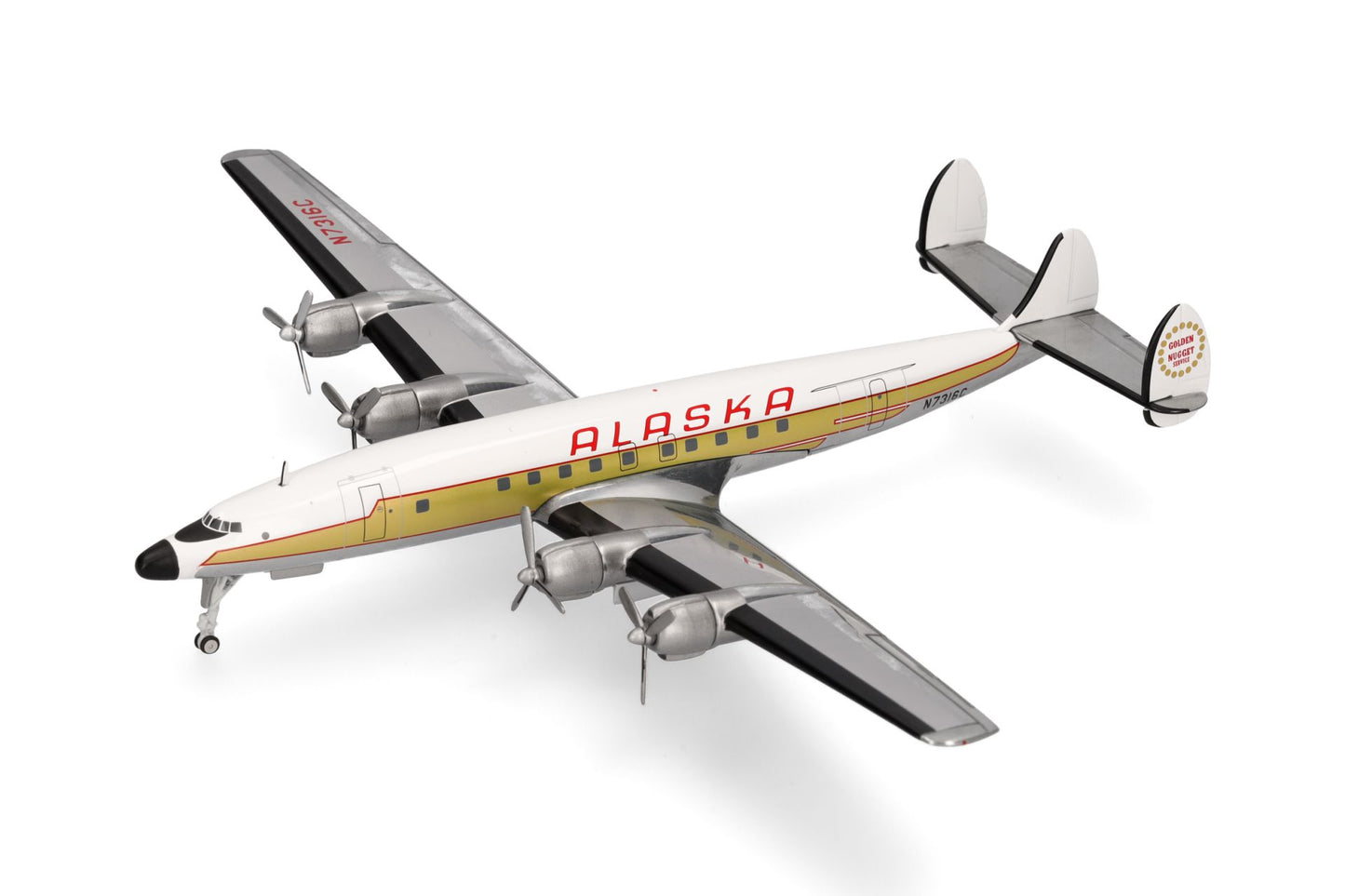 1/200 Alaska Airlines Lockheed L-1649A Starliner N7316C