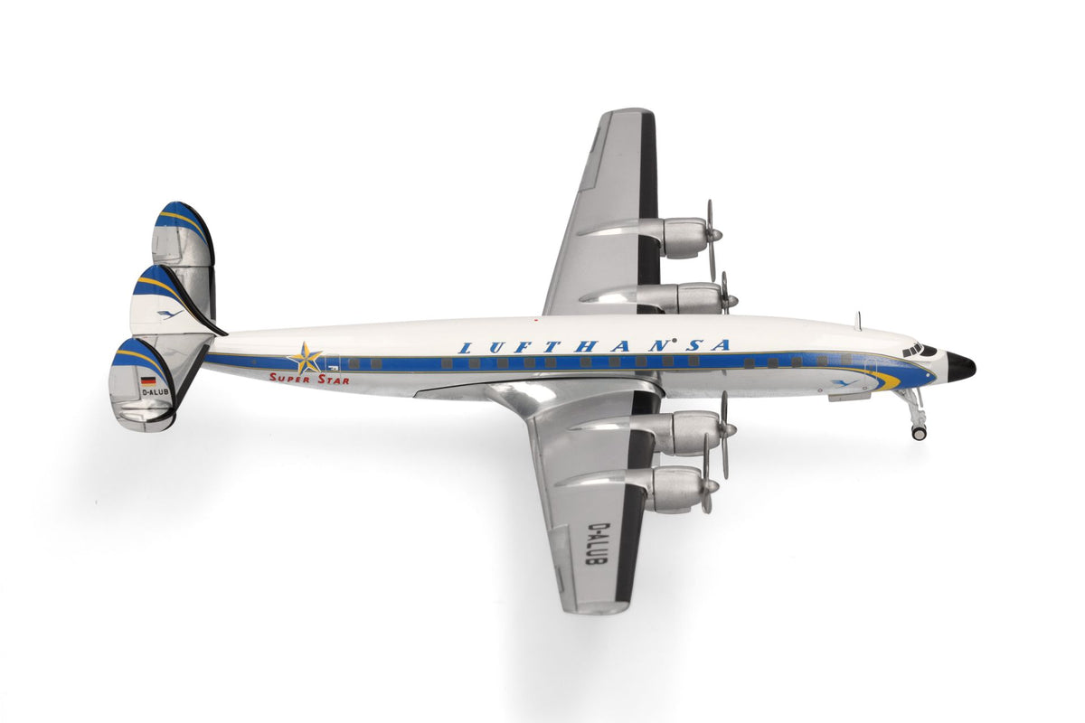 1/200 Lufthansa Lockheed L-1649A Super Star Delivery Color Scheme D-ALUB