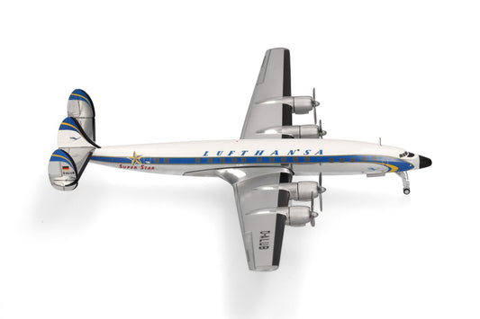 1/200 Lufthansa Lockheed L-1649A Super Star Delivery Color Scheme D-ALUB