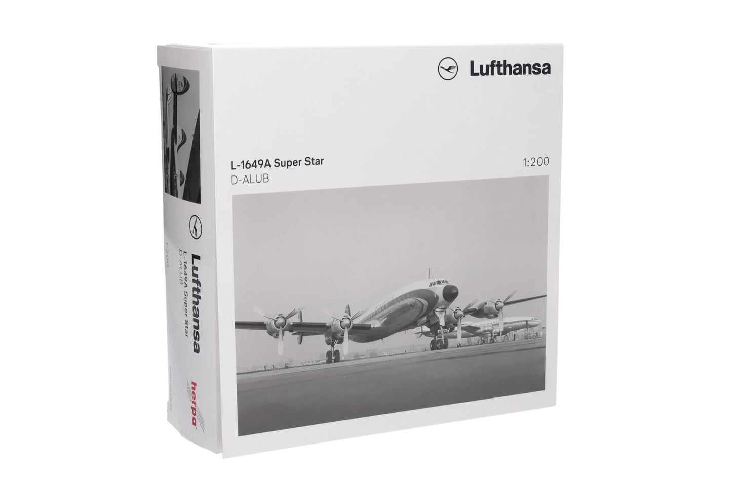 1/200 Lufthansa Lockheed L-1649A Super Star Delivery Color Scheme D-ALUB