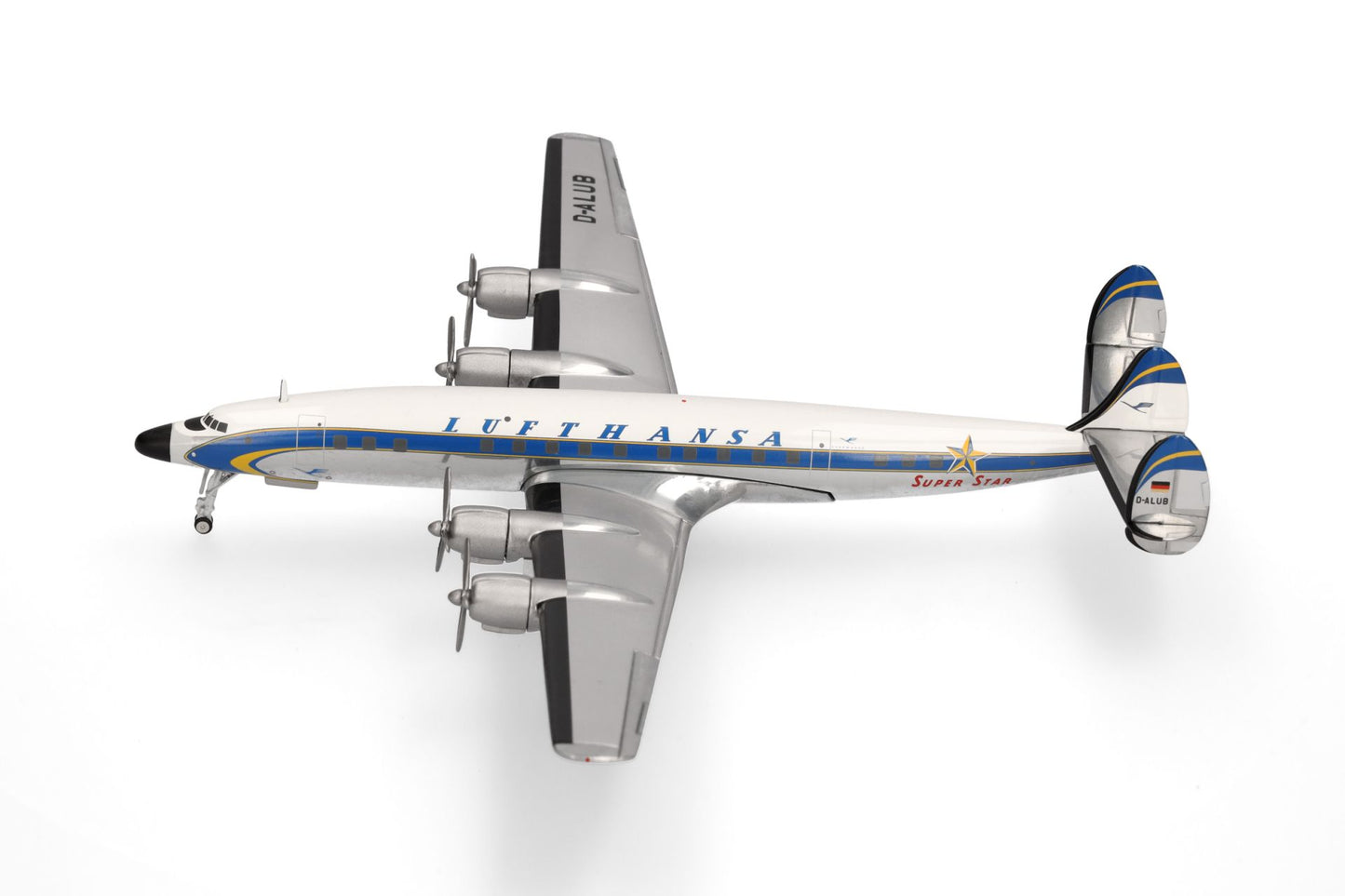 1/200 Lufthansa Lockheed L-1649A Super Star Delivery Color Scheme D-ALUB