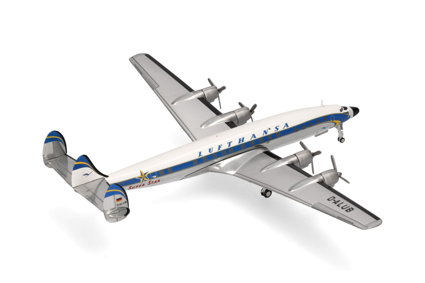1/200 Lufthansa Lockheed L-1649A Super Star Delivery Color Scheme D-ALUB