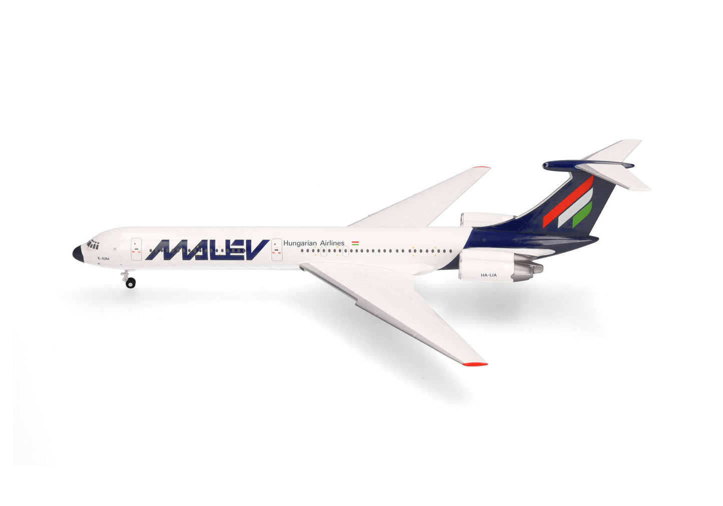 1/200 Malév Hungarian Airlines Ilyushin IL-62M HA-LIA