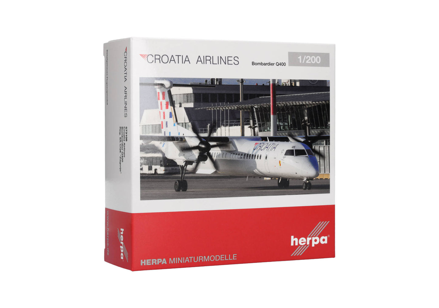 1/200 Croatia Airlines Bombardier Q400 "Zagorje" 9A-CQE