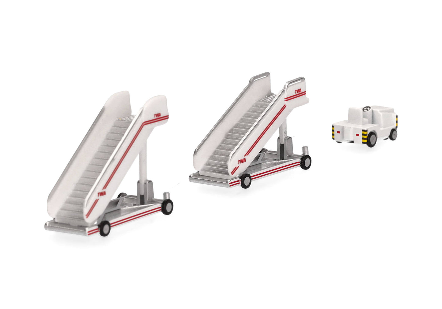 1/200 TWA Historic Passenger Stairs (2) with Tractor (1)
