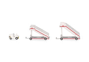 1/200 TWA Historic Passenger Stairs (2) with Tractor (1)