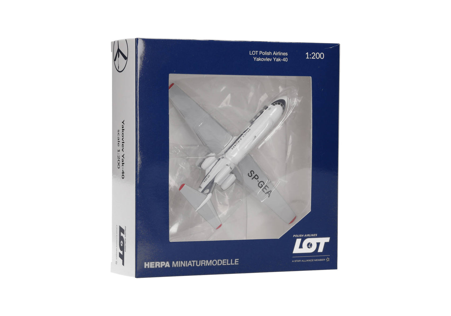 1/200 LOT Polish Airlines Yakovlev Yak-40 SP-GEA